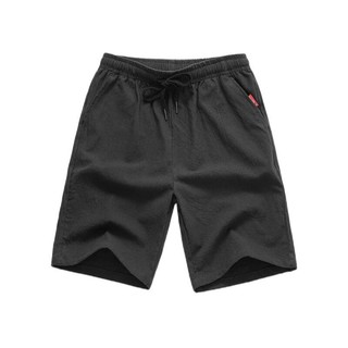 月伊纺 男士短裤 XZ1218-3-K66 黑色 XXL