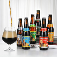 比利时修道院啤酒圣伯纳精酿6号8号12号圣诞三料白啤330ML组合装 6瓶（圣伯纳6号）