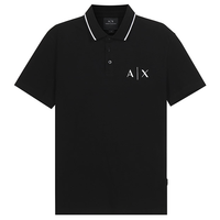 EMPORIO ARMANI 阿玛尼 男士短袖POLO衫 6KZFGA ZJ4YZ 黑色 M