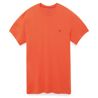 TOMMY HILFIGER 汤米·希尔费格 男士圆领短袖T恤 09T3139 橙色 L