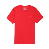 TOMMY HILFIGER 汤米·希尔费格 男士圆领短袖T恤 09T3139 红色 L
