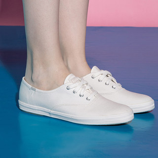 Keds 女士低帮帆布鞋 WF54515 米白 38