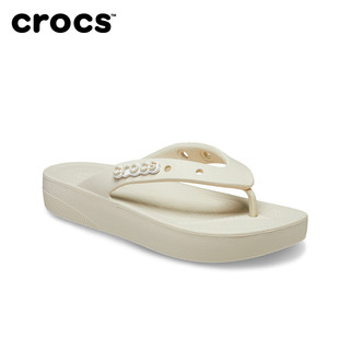 crocs 卡骆驰 周雨彤同款Crocs人字拖鞋卡骆驰夏季经典云朵女士拖鞋凉鞋|207714