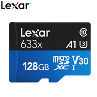 Lexar 雷克沙 633XTF卡128G高清行车记录仪内存卡microSD存储卡监控摄像头专用储存卡
