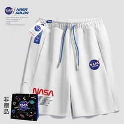 NASA SOLAR 情侣款宽松休闲短裤