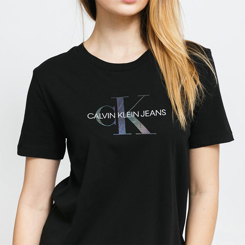 省156元】女士t恤_Calvin Klein 卡尔文·克莱女士短袖T恤J20J215316多少钱-什么值得买