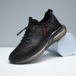 reddragonfly红蜻蜓男鞋春季运动鞋休闲皮鞋男运动休闲鞋真皮男士舒适