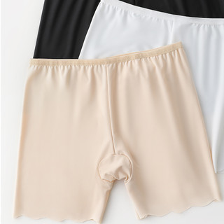 YUZHAOLIN 俞兆林 女士安全裤 YZL-NZH06-0405 波浪款 3条装 肤色 XL