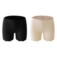 YUZHAOLIN 俞兆林 女士安全裤 YZL-NZH06-0405 波浪款 2条装(黑色+肤色) XL