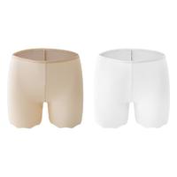 YUZHAOLIN 俞兆林 女士安全裤 YZL-NZH06-0405 波浪款 2条装(白色+肤色) M