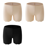 YUZHAOLIN 俞兆林 女士安全裤 YZL-NZH06-0405 波浪款 3条装(黑色*1+肤色*2) L