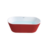 carborui 卡柏瑞 KBR-6203 独立式浴缸 深红色 1.7m