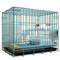 憨憨宠 600-2 双层猫笼 蓝色 59*42.5*50cm