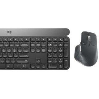 logitech 罗技 Craft 键盘+MX Master 3 鼠标 无线键鼠套装 黑色
