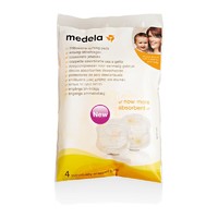 medela 美德乐 防溢乳垫一次性哺乳期溢乳垫透气4片经典