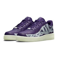 NIKE 耐克 Air Force 1 '07 Skeleton QS 中性运动板鞋 CU8067-500 紫骨 40.5