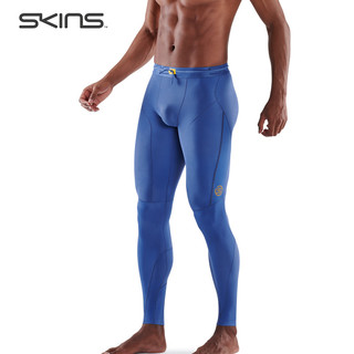 SKINS S5高强压缩裤男 专业运动健身 马拉松田径登山紧身裤长裤  星灿黑 s