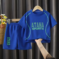 balabala 巴拉巴拉 夏季新款儿童蓝球服套装男童运动服速干衣中大童短袖短裤两件套
