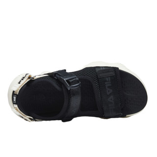 FILA 斐乐 FUSION系列 男士休闲凉鞋 T12M024501F 黑色 40.5