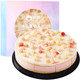俏侬 芝芝粉桃厚乳蛋糕8英寸 810g/盒 乳脂动物奶油芝士 生鲜甜品 新鲜蛋糕 休闲下午茶 网红生日蛋糕冷冻