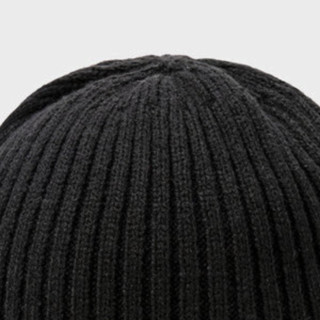 CAMEL 骆驼 男女款毛线帽 A1W320106 黑色