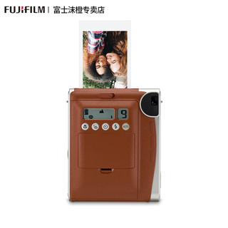 富士（FUJIFILM） instax mini90胶片相机一次成像复古款拍立得相机套餐含相纸 棕色 套餐六(标配+合身包+奢华礼包+50张相纸)