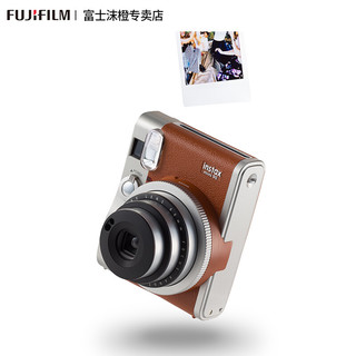 富士（FUJIFILM） instax mini90胶片相机一次成像复古款拍立得相机套餐含相纸 棕色 套餐六(标配+合身包+奢华礼包+50张相纸)