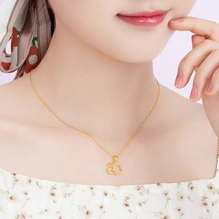 LUKFOOK JEWELLERY 六福珠宝 GDGTBP0009 兔子足金吊坠 1.82g