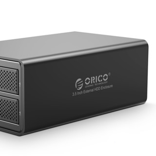 ORICO 奥睿科 3.5英寸 两盘位 SATA硬盘盒 USB 3.0 9528