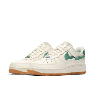 NIKE 耐克 Air Force 1 Vandalized 女子运动板鞋 BV0740-100 白色/绿色/蓝色 38