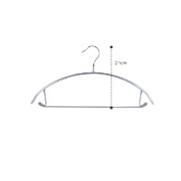 佳佰 JB2290 半圆护领衣架 8个 微晶灰