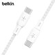 belkin 贝尔金 USB-IF认证 双Type-C 编织数据线 100W 2m