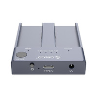 ORICO 奥睿科 双盘位 M.2硬盘盒 USB3.1 Type-C M2P2-C3-C 灰色