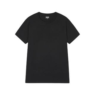 Semir 森马 男士圆领短袖T恤 10-9921100102 黑色 XS