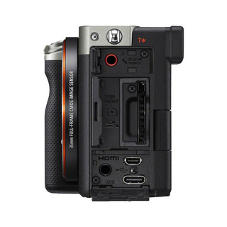 SONY 索尼 ILCE-7C 全画幅 单电相机 银色