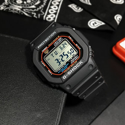 CASIO 卡西欧 G-SHOCK经典系列 43.2毫米太阳能电波腕表 GW-M5610U-1