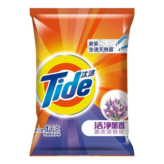 Tide 汰渍 洁净透亮洗衣粉 1kg 淡雅熏香