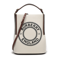 BURBERRY 博柏利 Peggy系列 女士帆布水桶包 80268241