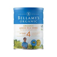 PLUS会员：BELLAMY'S 贝拉米 经典系列 有机儿童配方奶粉 4段 900g