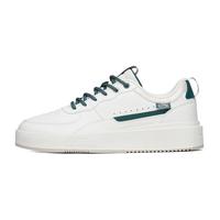 ANTA 安踏 生活系列 男子运动板鞋 912228012-3 象牙白/深苔藓绿 39