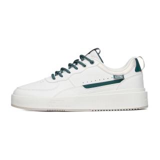 anta安踏生活系列男子运动板鞋9122280123象牙白深苔藓绿40