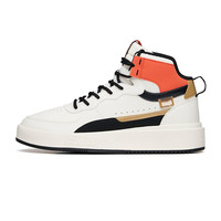 ANTA 安踏 生活系列 男子运动板鞋 912138011-4 象牙白/黑/焦糖橙 39