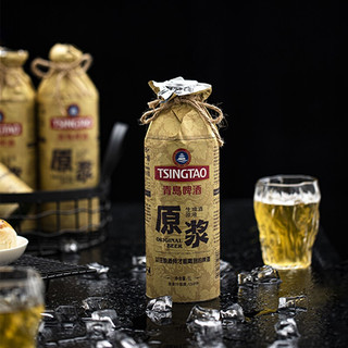 TSINGTAO 青岛啤酒 原浆啤酒 1L*4瓶