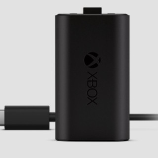 Microsoft 微软 Xbox同步充电套件+Type-C 数据线 黑色