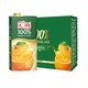 汇源 100%橙汁饮品1000ml*6盒浓缩果汁饮料整箱