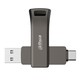 da hua 大华 P629-32 USB 3.2 U盘 灰色 128GB Type-C/USB-A双口