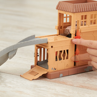 Matchbox火柴盒模型合金车保卫银行情景套装儿童轨道玩具FXV90