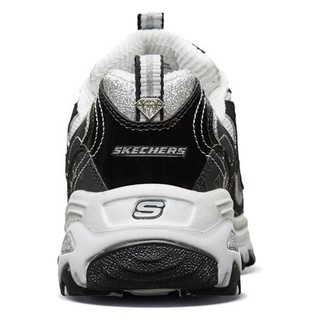 SKECHERS 斯凯奇 D'LITES系列 女子休闲运动鞋 12241/BKW 黑色/白色 39