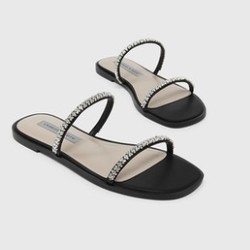 CHARLES & KEITH 女士平底凉拖鞋 70380922