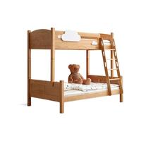 YESWOOD 源氏木语 拾梦系列 Y07B06 云朵子母床 150*200cm 橡木右梯款